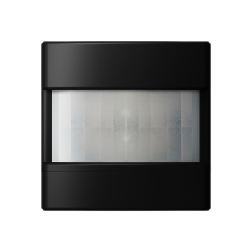 Jung A17180SWM LB-Management motion detector Standard 1, 10 m, Series A, graphite black matt