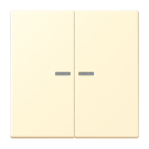 Jung LC995KO5201 rocker switch 2-way with light guide, LS series, white ( LC32001 )