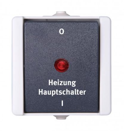 Kopp 541356004 AP-wet room 10AX 250V IP44 pAQA hg/dg heating main switch