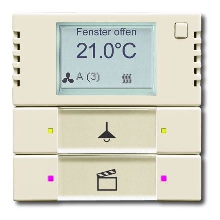 BUSCH-JAEGER 6128/28-82 KNX touch sensor control element RTR | ivory white