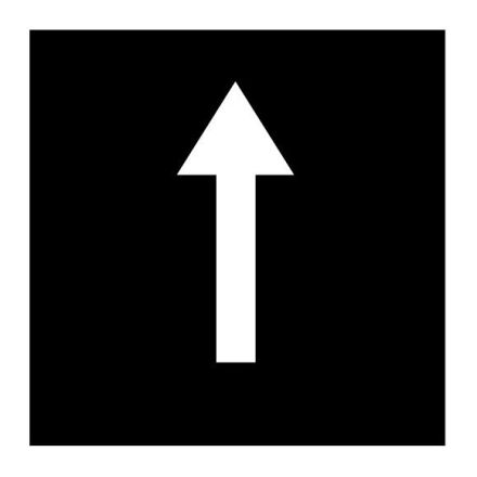 Eaton 32TQ25 button plate, symbol arrow, 091618