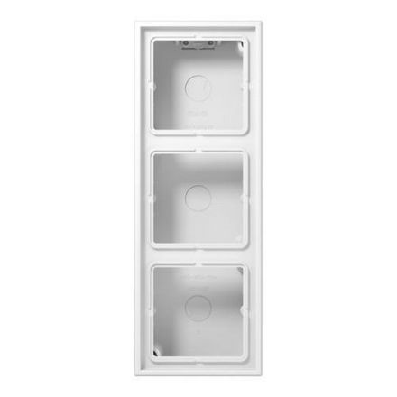Jung LS583AWW surface-mounted cap 3-way, LS series, alpine white