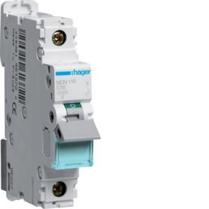 Hager NCN116 circuit breaker 1-pole C16A 10kA 1M