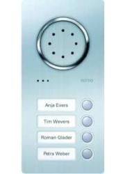 Ritto 1810420 Acero stainless steel door station audio, 4 WE, audio, stainless steel