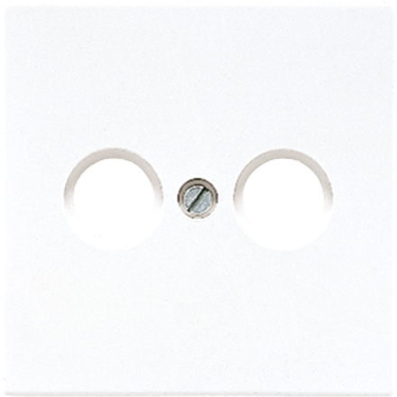 Jung LS990TVWW cover for antenna sockets, thermoplastic, LS series, alpine white