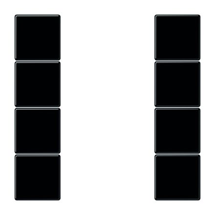 JUNG LS504TSASW button set F50 series LS | 4-way | black