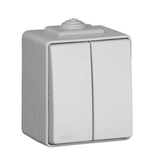 EFAPEL TWO CIRCUITS SWITCH GREY