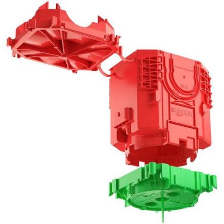 Kaiser 1260-11 B1 Prefix 2-part opening D:60mm concrete construction ceiling large pipe box
