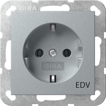 Gira 445826 imprint EDV System 55 F aluminum socket SCHUKO