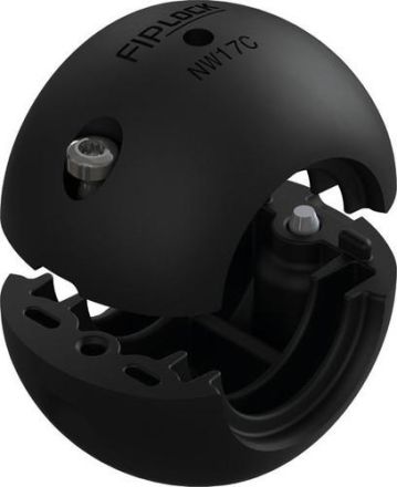 Fränkische Rohrwerke 4892735900 PAPA-17CB black plastic abrasion protection / connecting sleeve