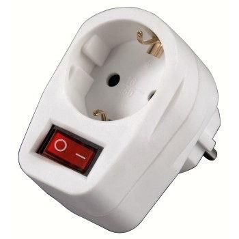 Hama socket adapter switchable