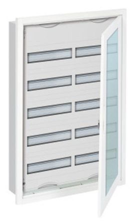 ABB Striebel & John U52TE small distribution board, flush-mounted with cover frame and transparent door, 2CPX071595R9999