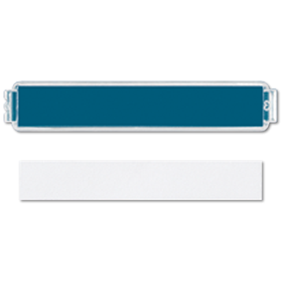 Jung LS90NA Transparent cover with insert for lettering field 9 x 39 mm, LS series, insert alpine white