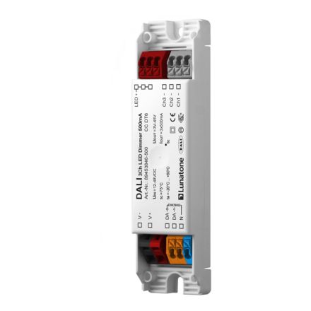 LUNATONE 89453846-500 DALI LED dimming actuator CC DT6 DE | 3-fold, 500 mA