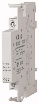 Eaton Z-SC auxiliary switch, 1NO+1O, 3A, 220-240VAC, 248862