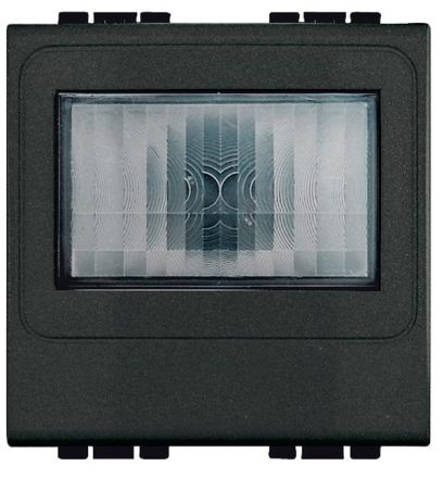 Bticino HS4434 motion detector Green Switch PIR anthracite, (black)