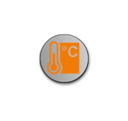 BUSCH-JAEGER 6353/40-860 label symbol for priOn | room temperature | stainless steel