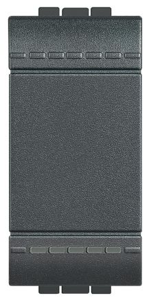 Bticino L4004N cross switch SK 1mod, (anthracite)