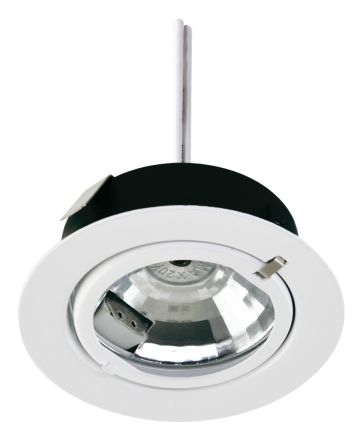 EVN 425001 round white G4 max.20W 12V recessed ceiling spotlight