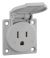 ABL Sursum UL12506 125V grey built-in socket