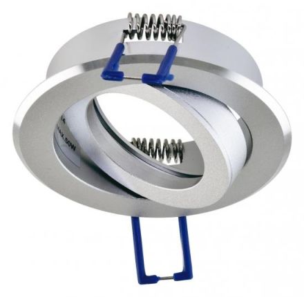 EVN 607014 round black aluminum GX5.3 max.50W 12V recessed ceiling spotlight