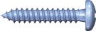 Reisser 007981S021-055016S-1 DIN 7981 self-tapping screws Pan Head, Form C, PZ, 5.5 x 16, steel, galvanized, blue pass., pack of 100