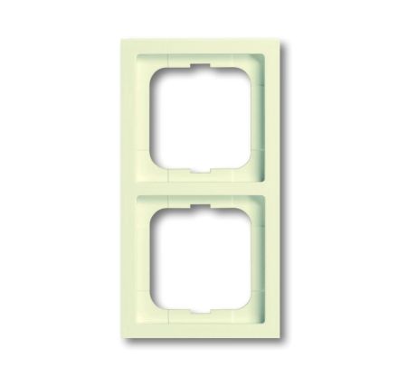 Busch-Jaeger 1722-182K future® linear cover frame, 2-way frame ivory white