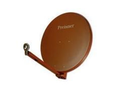 Televes S100-Z 95x105 cm aluminum reflector, brick red