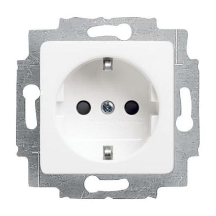 Busch-Jaeger 20 EUCQ-214 SCHUKO® socket insert alpine white