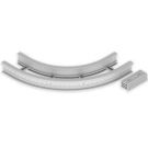 Unex 67327-04 90° grey RAL7035 135x300 R600 U23X flat bend