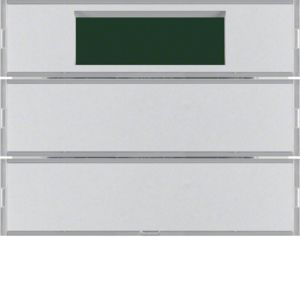 BERKER 75662774 KNX pushbutton sensor K.1/K.5 | 2-fold, comfort, with display | aluminum