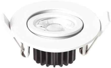 Ledxon 7008112 EDOS swivel. 6W 620lm 4000K 40° white LED recessed ceiling spotlight