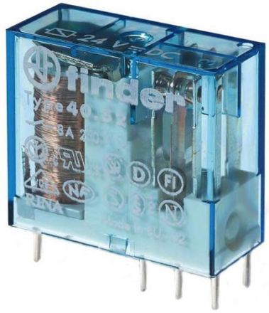 Finder 40.52.9.125.0000 Plug-in/print relay