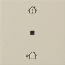 GIRA 510601 KNX-RF operating unit System 55 | 1-way, heating mode | cream white glossy