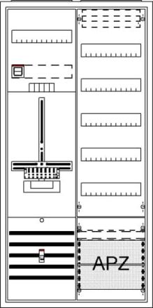 ABB Striebel & John 2CPX054278R9999 DA27QB AP 3Pkt.A27 1Z1V5A2 Complete cabinet
