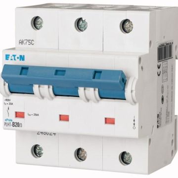Eaton PLHT-B20/3 circuit breaker, 20A, 3p, B-Char , 248024