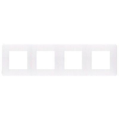EFAPEL FOUR-GANG FRAME WHITE