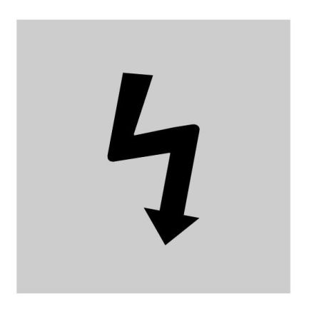 Eaton 34LQ18 insert label, transparent, symbol electrical voltage, 090368