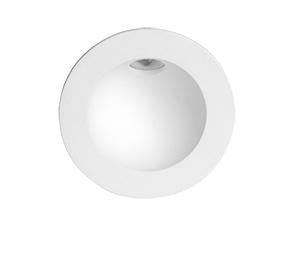 Brumberg 10057173 LED wall recessed light. 700mA,2W,3000K, white