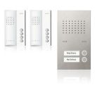 Ritto RGE1818425 Acero pur audio set hands-free unit 2 WE, stainless steel/white