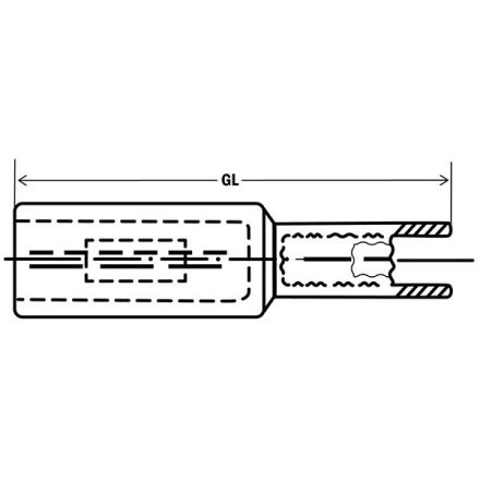 HAUPA 293608 reducing connector Al/Cu 70qmm 35qmm/red