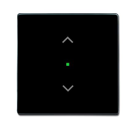 Busch-Jaeger 6232-10-81 rocker switch, 1-way, with symbol 'blind' anthracite