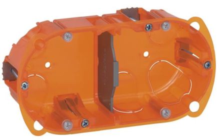 Legrand 080102 UP-box BATIBOX UP-/HW 2-WAY, (orange)