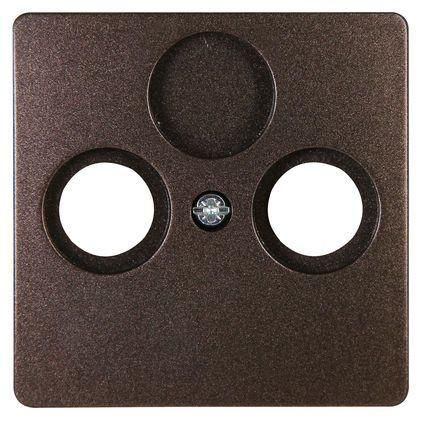 Kopp 334926180 PARIS TV/RF rosewood antenna cover