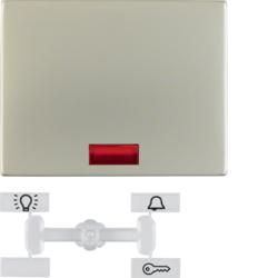 Berker 14157004 rocker switch with 5 enclosed lenses stainless steel Berker K.5