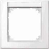 MERTEN 470125 frame 1-way active white glossy