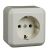 ELSO 395000 surface-mounted socket 16A CONTURA pearl white