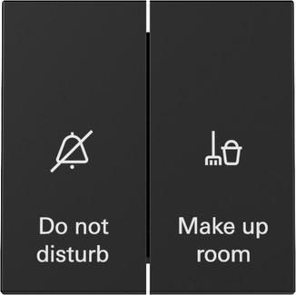 Gira 3104005 Display hotel room Sys.55 sw with rocker switch