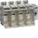 Hager HFD425 switch with fuse 4-pole 250A T1