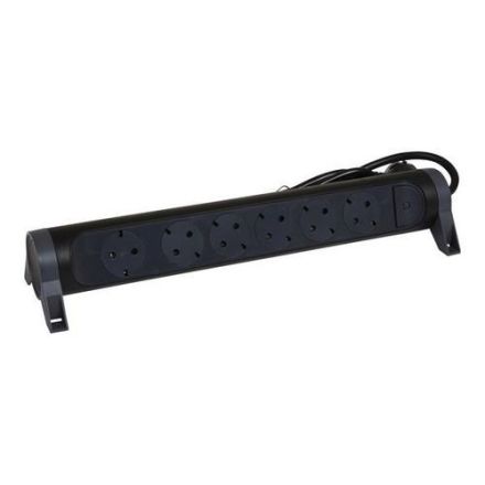 Legrand 694534 rotatable 6xSD 1.5m cable black power strip